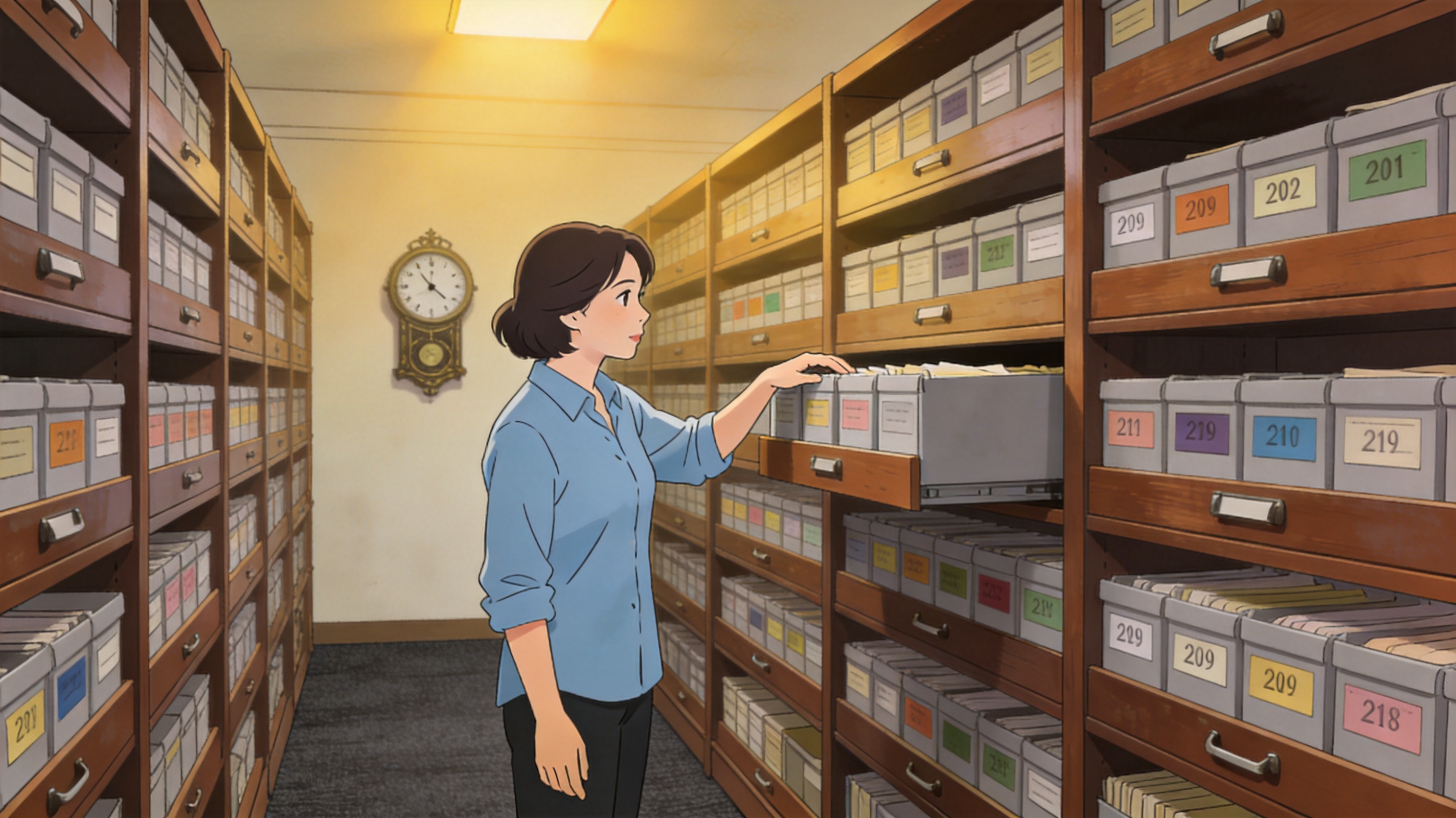 历史资料期次结构示意图，展示期次编号与号码记录的组织方式