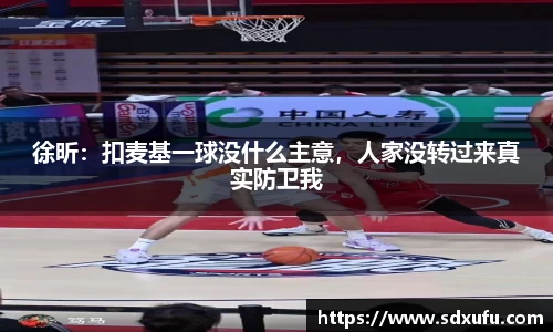 徐昕：扣麦基一球没什么主意，人家没转过来真实防卫我